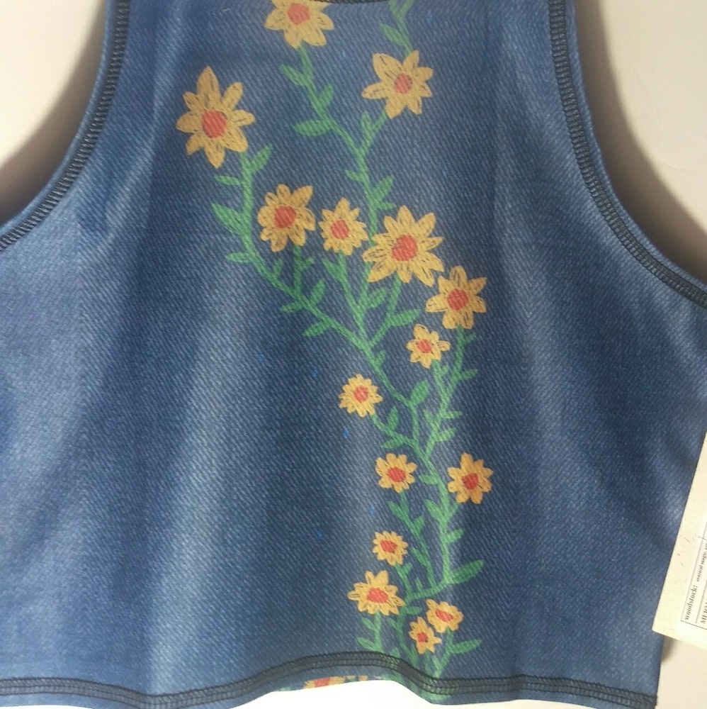 Teeki 'Woodstock' Floral Mermaid Tank Top - Picture 4 of 6